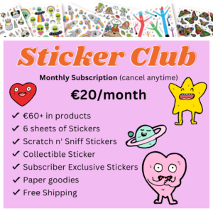 Monthly Sticker Club